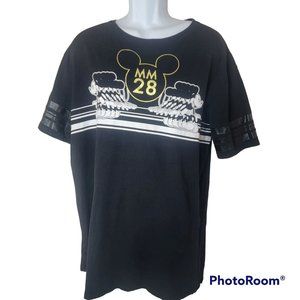 Men's Black Graphic T-Shirt Size XL